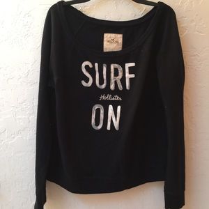 Black hollister sweater